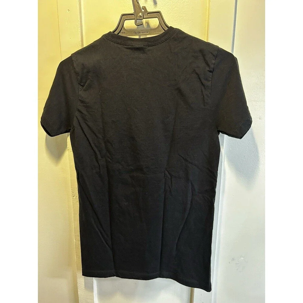 Hot Topic Pacific Womens Band T-Shirt Green Day Sz Small Rainbow Unicorn Black - Picture 3 of 5